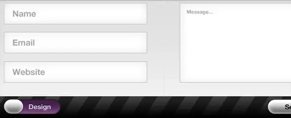 Contact Form Interface