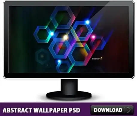 Cool Abstract Wallpaper Free PSD