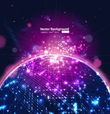 cool glare background vector 11