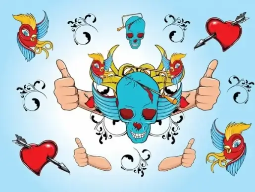 Cool Skull Illustration