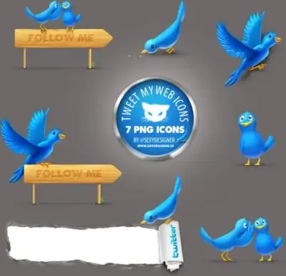 Cool Tweet  icons icons pack