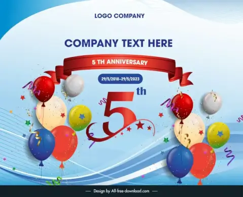 corporate anniversary backdrop template elegant dynamic