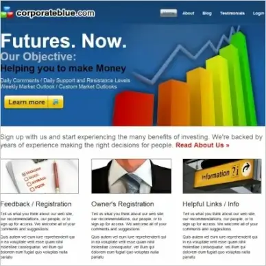 Corporate Blue Template