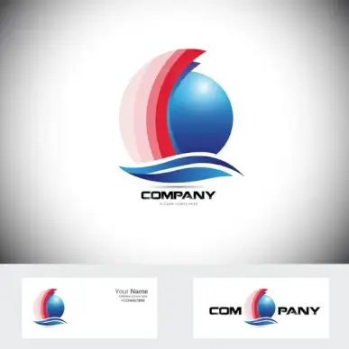 corporate logo design vector illustration