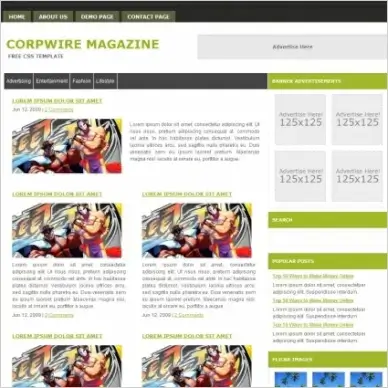 Corpwire Magazine Template