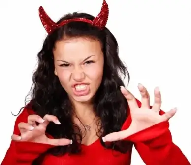 costume aggressive demon