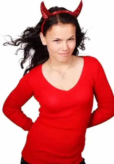 costume angry demon