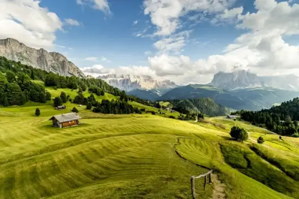 countryside landscape picture field mountain scene