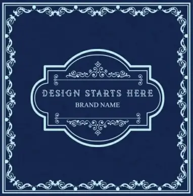 cover decorative template classical symmetric curves decor