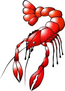 Crawfish clip art