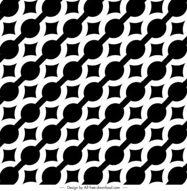 creative pattern black white repeating circles lines 