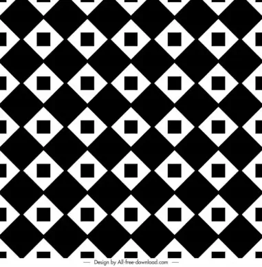 creative pattern template black white symmetric squares repeating 