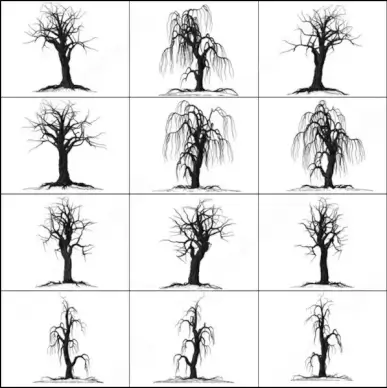 creepy tree brush