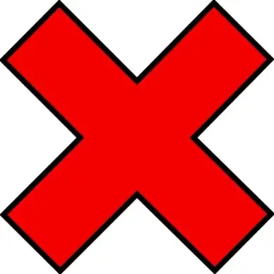 Cross Out clip art