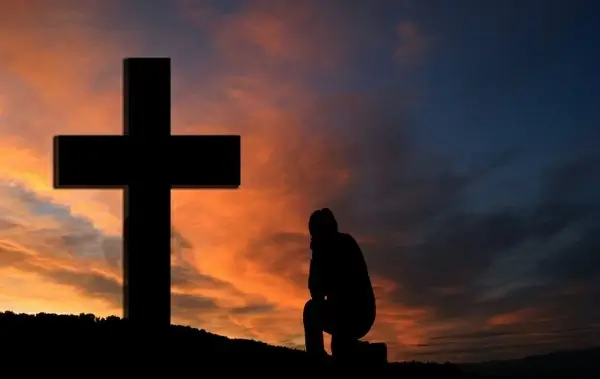 cross sunset silhouette