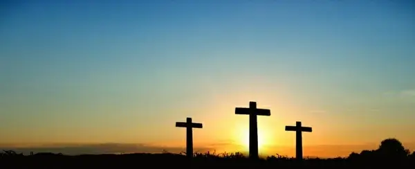 cross sunset sunrise