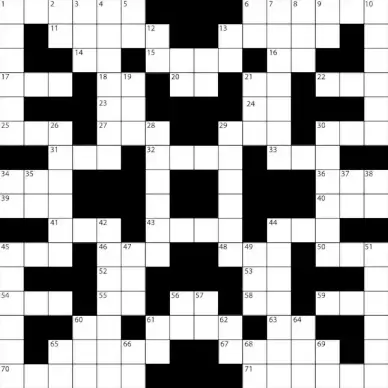 Crossword Puzzle clip art