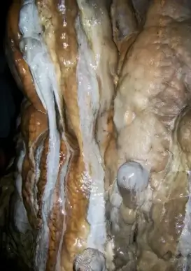 crystal cave wall