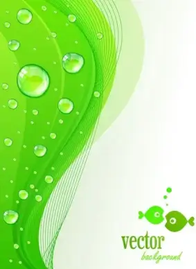 crystal clear water drops 05 vector