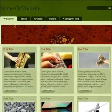 CSS Heaven 1 Template