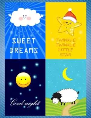 cute cartoon icons vector illustration