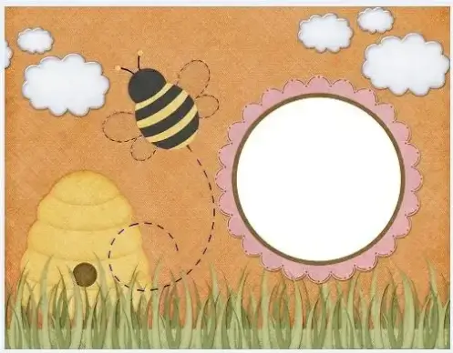cute photo frame collage style 17