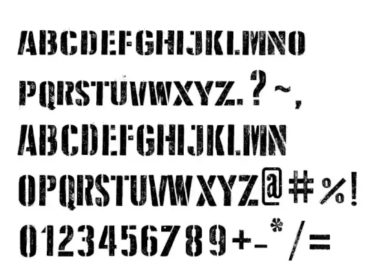 D Day Stencil