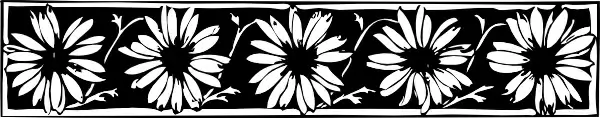 Daisy Border clip art