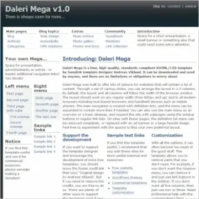 Daleri Mega v1.0 Template