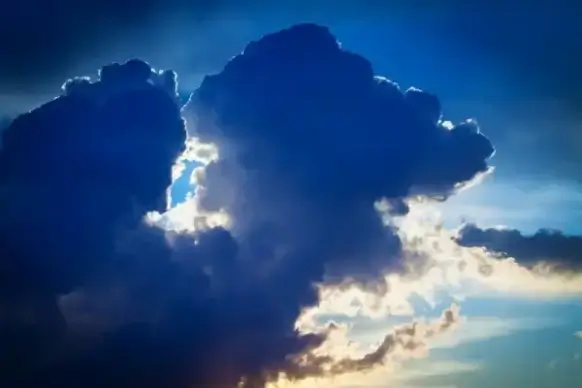 dark blue clouds