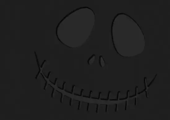 dark halloween face