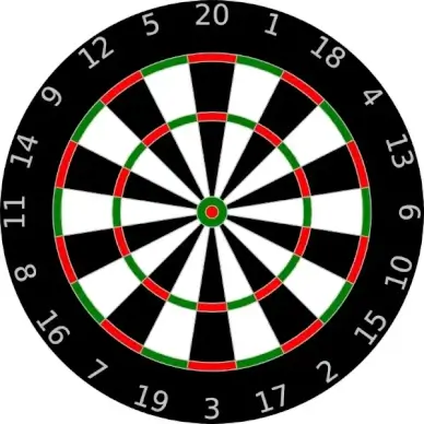Dartboard clip art
