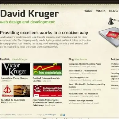 David Kruger Template