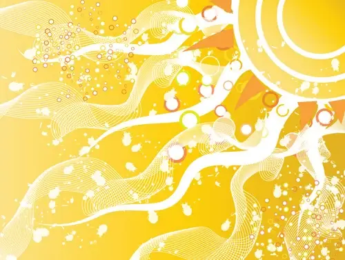 dazzle sunshine background vector