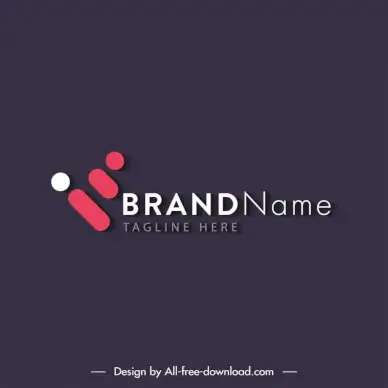 de tudo um pouco logotype flat geometric shape texts decor