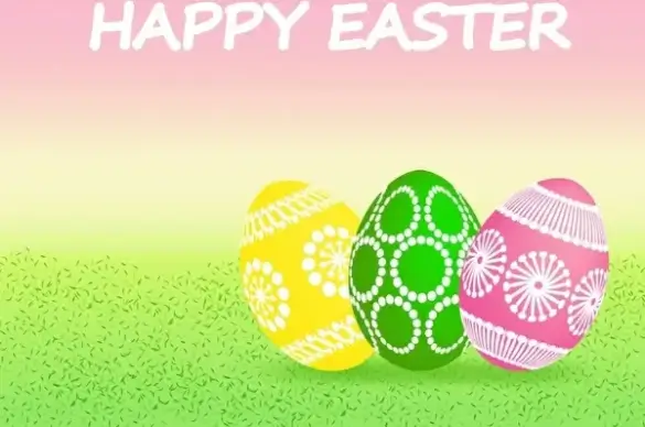 decorated easter eggs