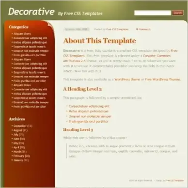 decorative