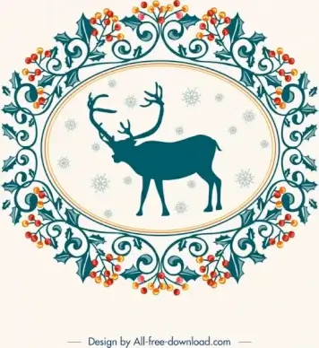 decorative background christmas border theme elegant classical decor