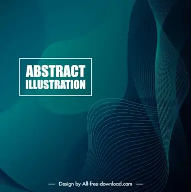 decorative background dynamic curved lines dark abstract design