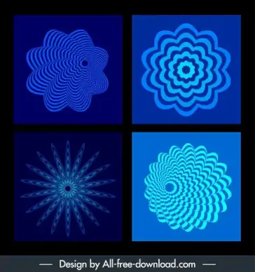 decorative background templates illusion dynamic decor