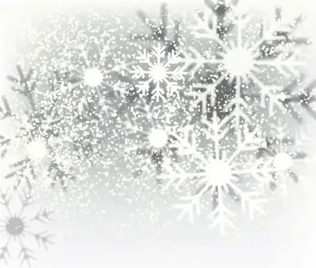decorative christmas background with snowflakes crystals