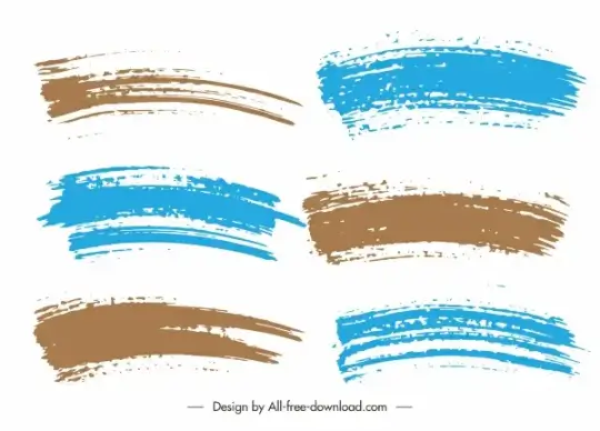 decorative ink templates retro grunge sketch