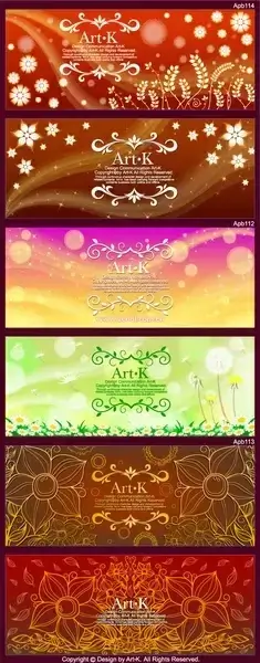 decorative pattern background vector graphic