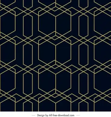 decorative pattern illusive flat lines symmetric design