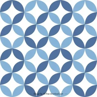 decorative pattern repeating symmetric circles ornament