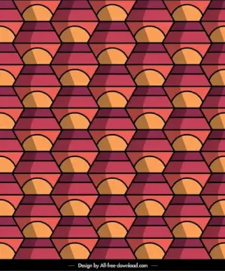 decorative pattern template abstract illusion symmetrical decor