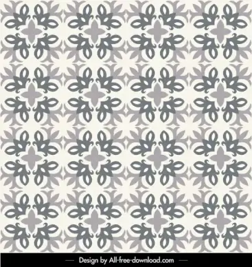 decorative pattern template flat classical repeating symmetric design
