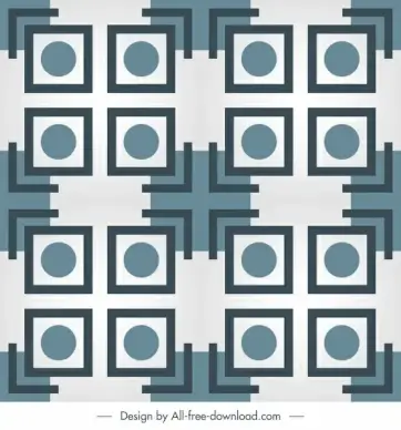 decorative pattern template flat symmetric geometry repeating sketch