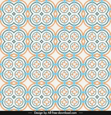 decorative pattern template repeating symmetric illusion design