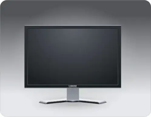 Dell Flat Panel clip art